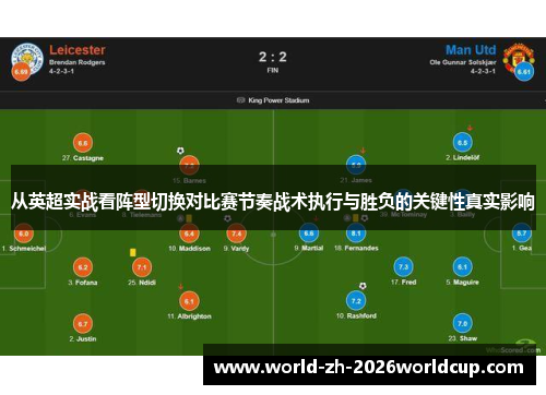 从英超实战看阵型切换对比赛节奏战术执行与胜负的关键性真实影响 从英超实战看阵型切换对比赛节奏战术执行与胜负的关键性真实影响